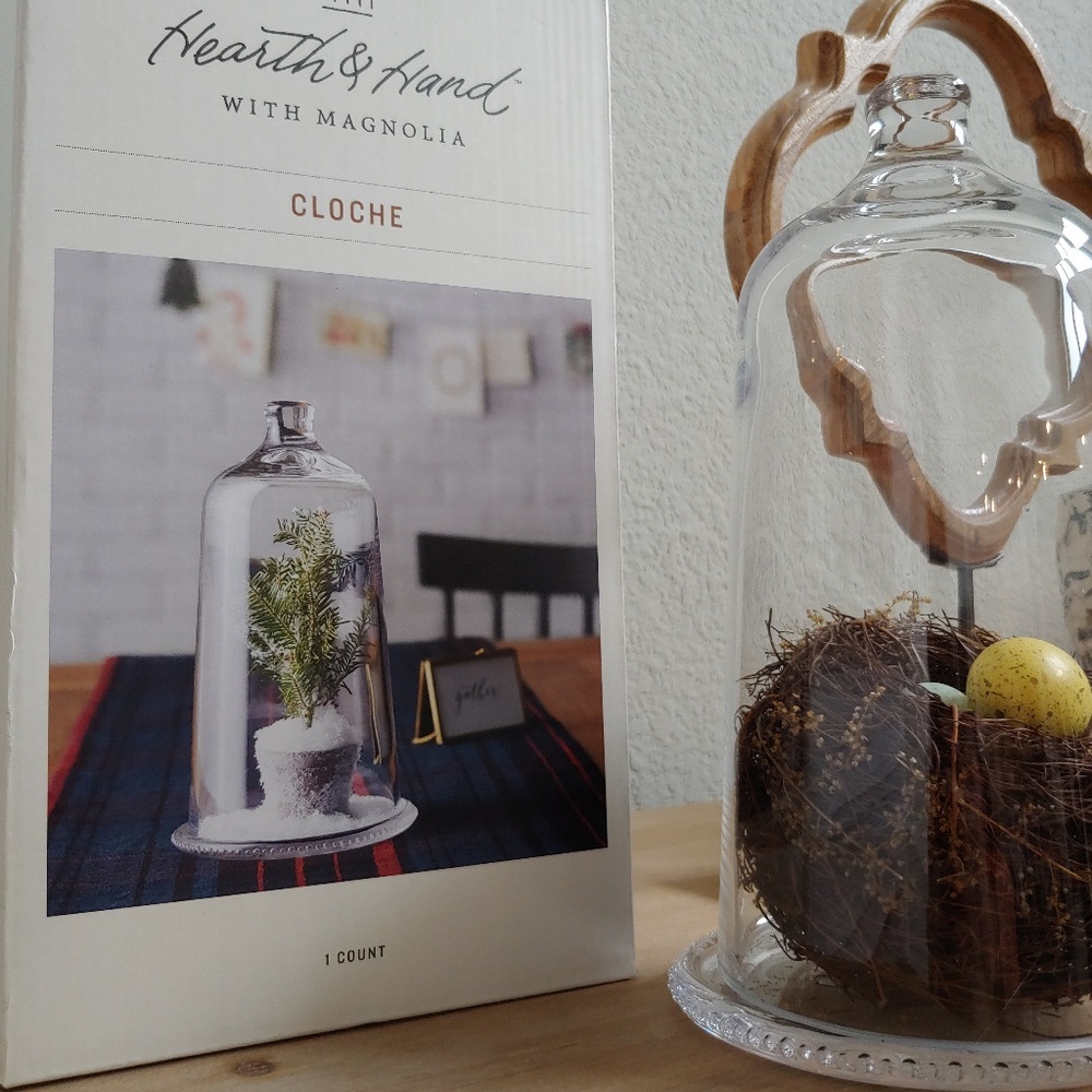 Hearth and hand with Magnolia cloche